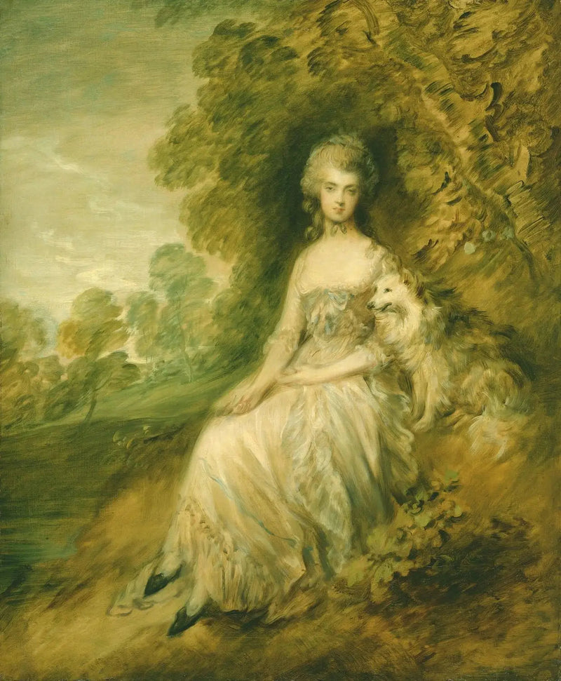 Fru Mary Robinson (1758-1800) - Thomas Gainsborough