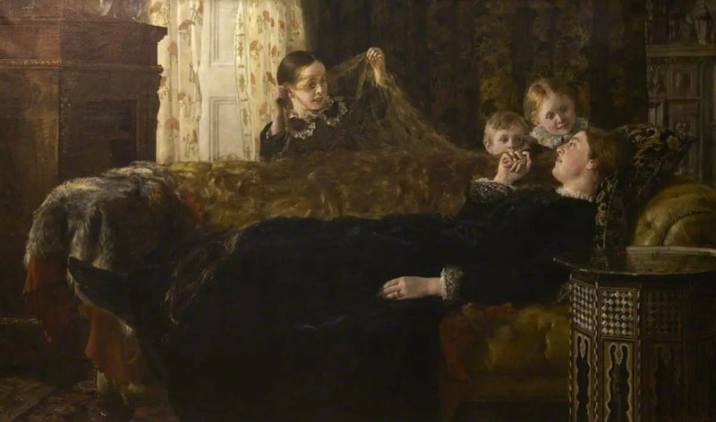 Fru Mortimer Collier og hendes familie - John Collier