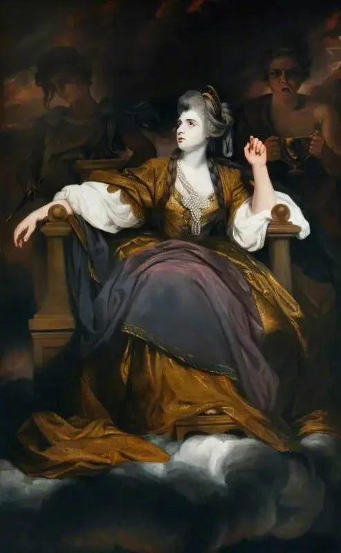 Mme Sarah Siddons, født Kemble (1755–1831), i rollen som « Den tragiske muse » - Joshua Reynolds