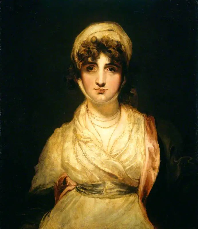 Frøken Sarah Siddons, født Sarah Kemble, i rollen som « Frøken Haller » i « Den Fremmede » af Kotzebue - Thomas Lawrence