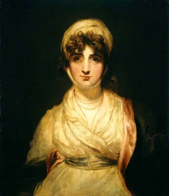 Frøken Sarah Siddons, født Sarah Kemble, i rollen som « Frøken Haller » i « Den Fremmede » af Kotzebue - Thomas Lawrence
