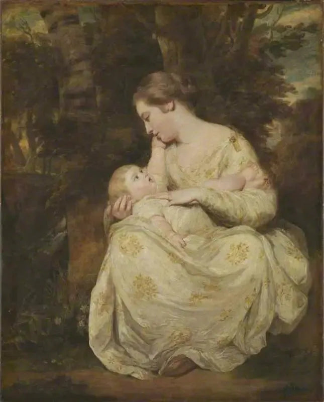 Fru Susanna Hoare og hendes barn - Joshua Reynolds