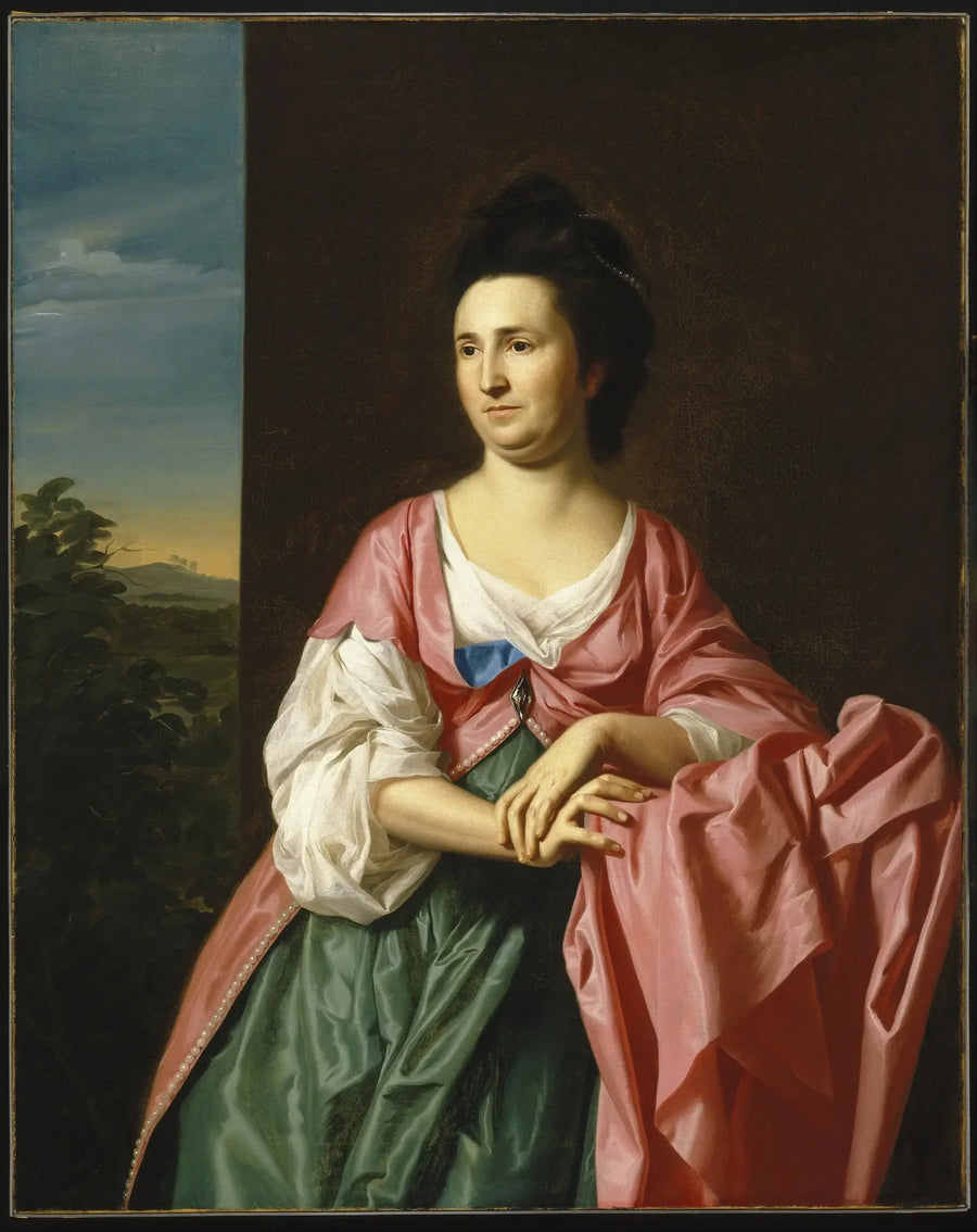 Mme Sylvester Gardiner, født Abigail Pickman, tidligere Mme William Eppes - John Singleton Copley