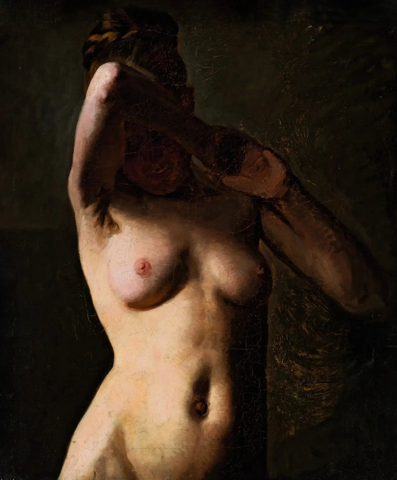 Kvindemodel. Halvfigur - Peder Severin Krøyer