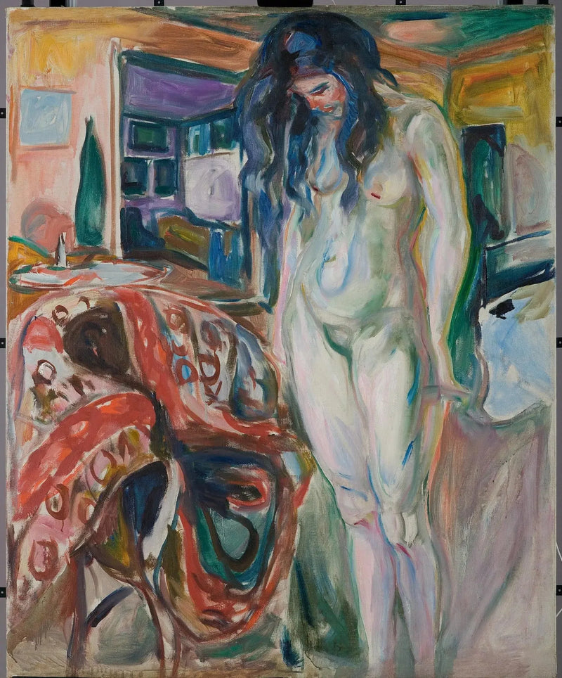 Model nær kurvestolen - Edvard Munch