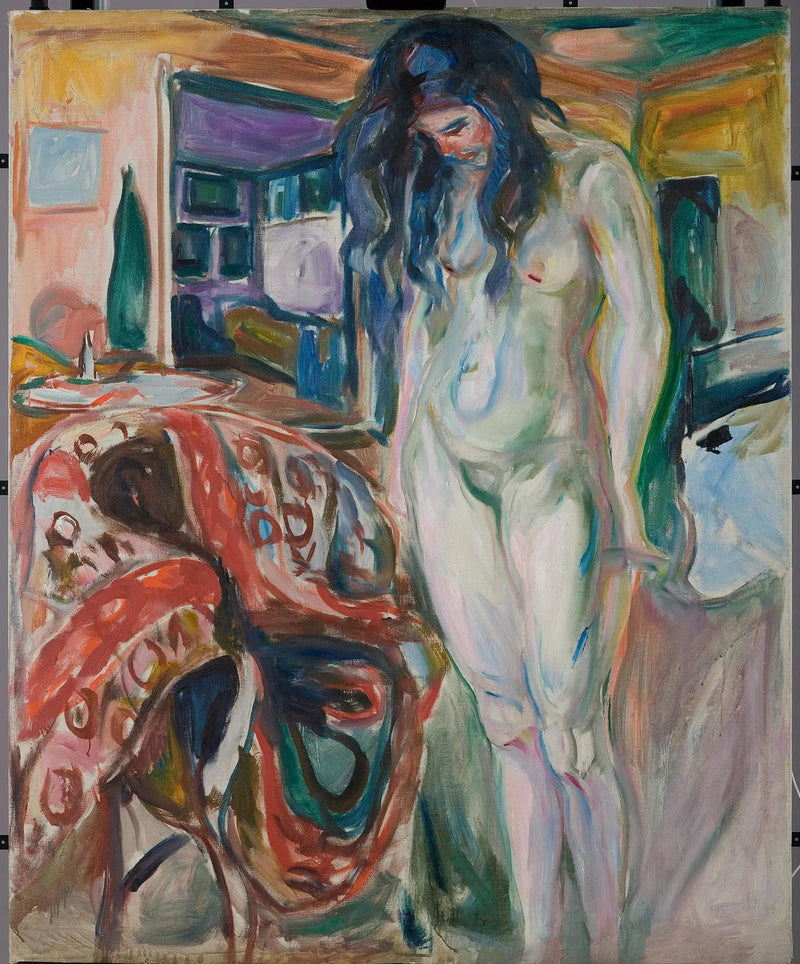 Model nær kurvestolen - Edvard Munch