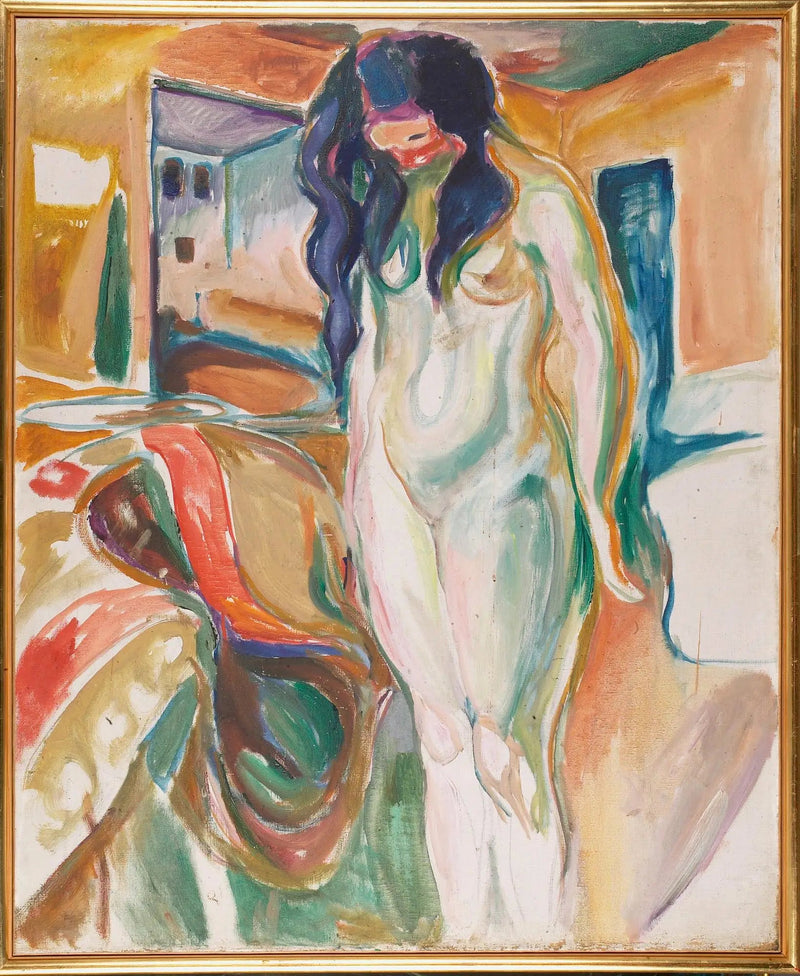 Model nær kurvestolen - Edvard Munch