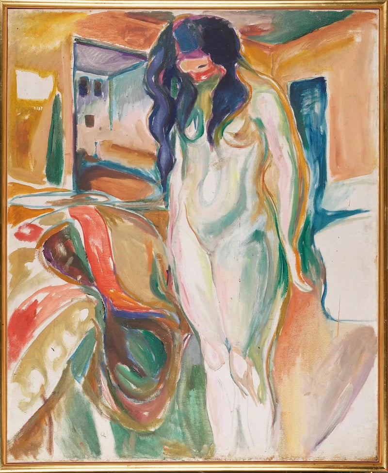 Model nær kurvestolen - Edvard Munch