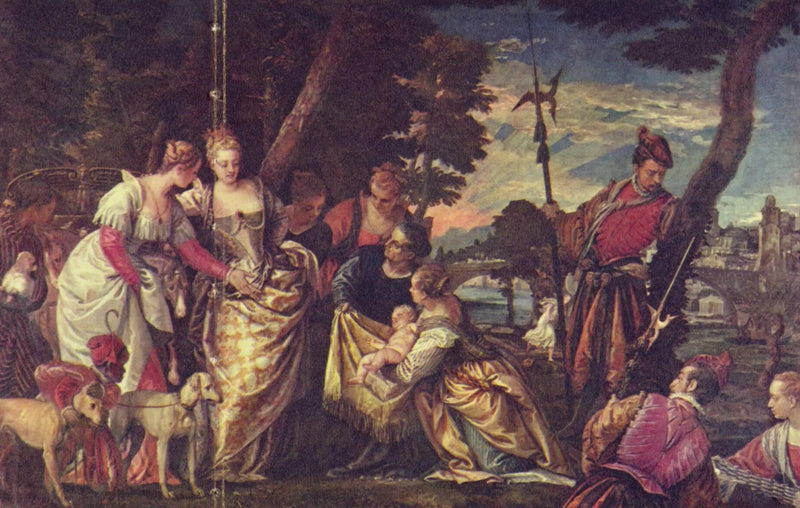 Moses reddet fra vandet - Paul Véronèse