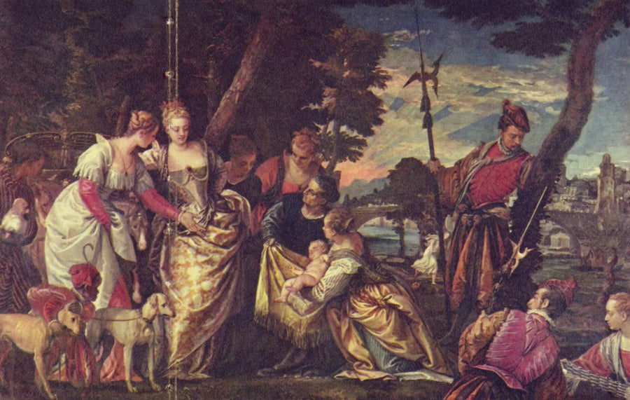 Moses reddet fra vandet - Paul Véronèse