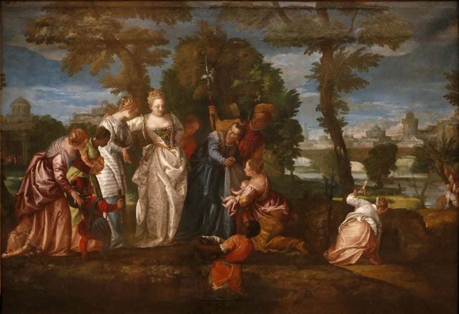 Moses reddet fra vandet - Paul Véronèse
