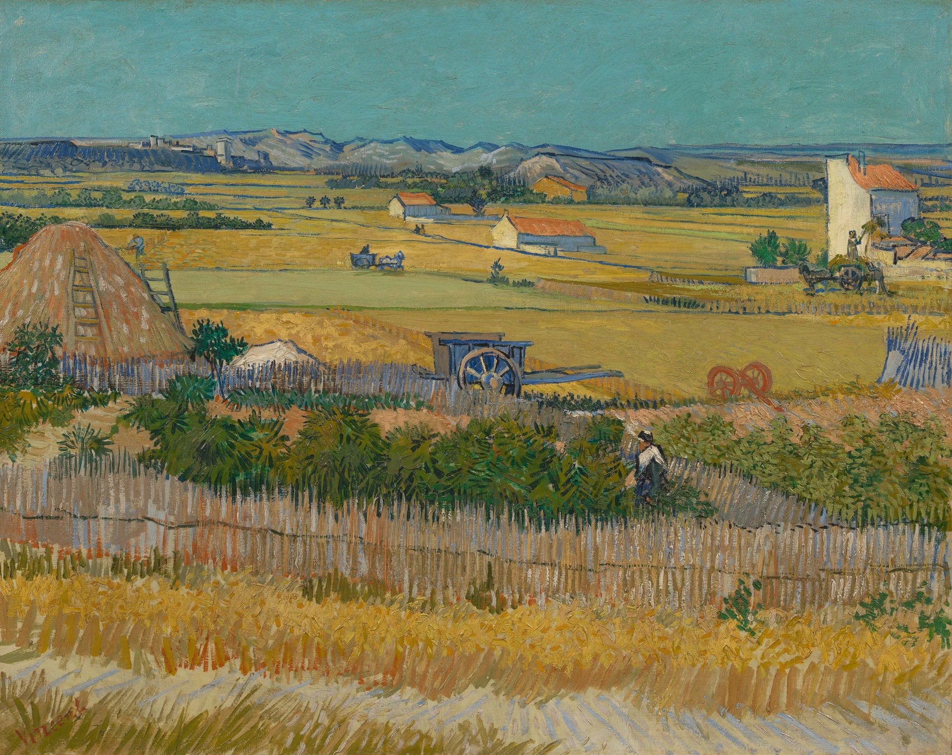 La Moisson à La Crau F412 de Vincent van Gogh, Van Gogh Museum