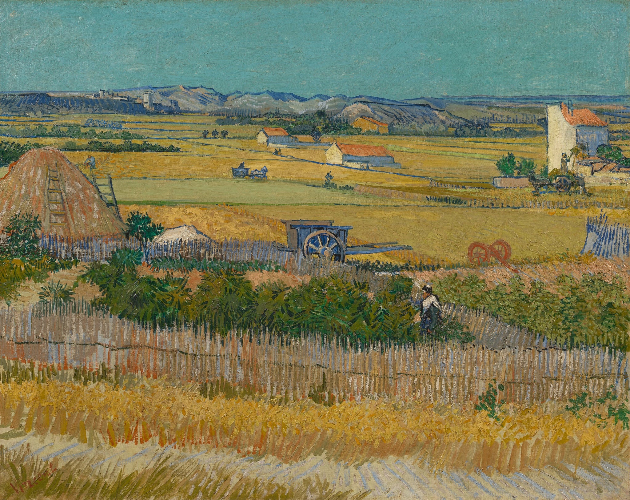 La Moisson à La Crau F412 de Vincent van Gogh, Van Gogh Museum
