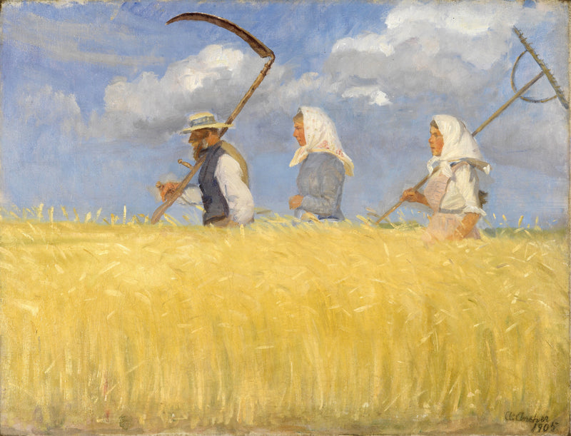 Høstmaskiner - Anna Ancher