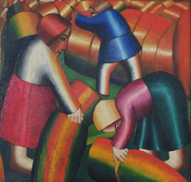 Moissonneuses/Sejrs høst af rug II - Kazimir Malevich