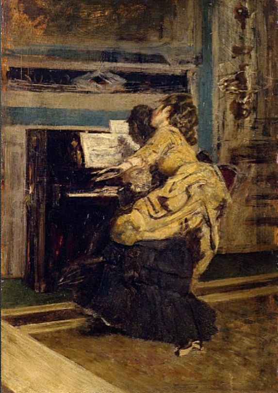 Hr. ved klaveret - Giovanni Boldini