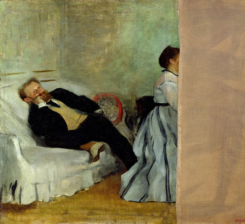 Hr. og Frue Édouard Manet - Edgar Degas
