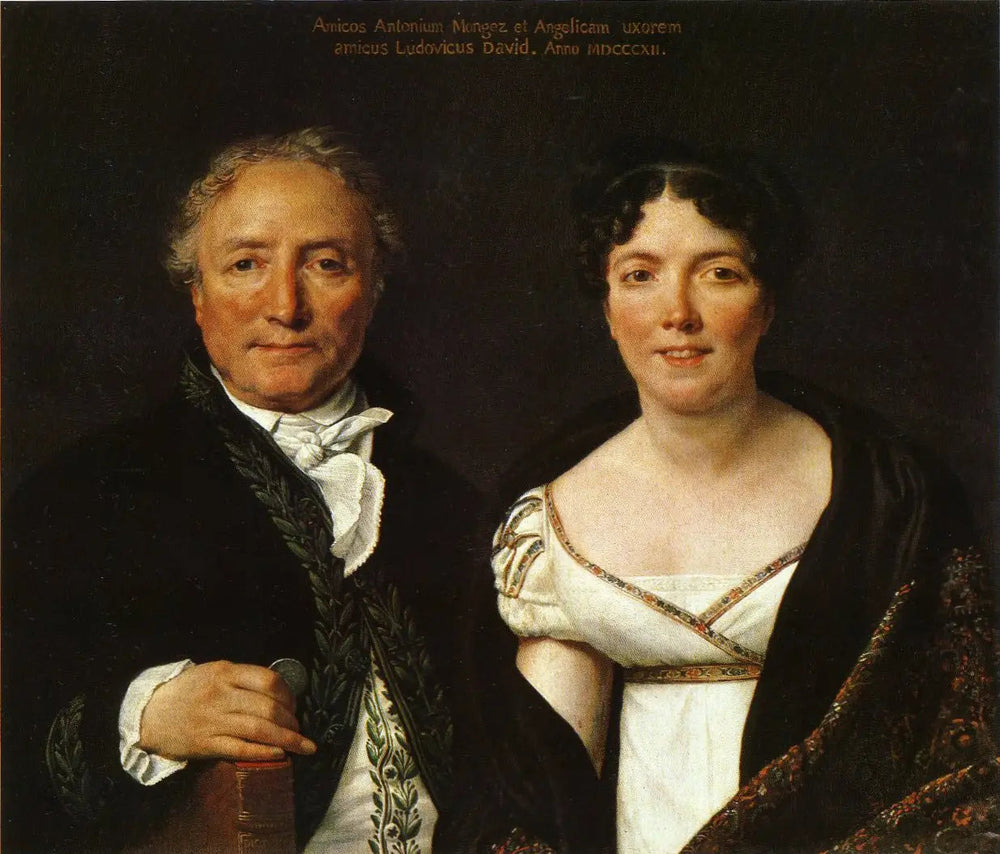Monsieur et Madame Mongez - Jacques-Louis David image 1 copie peinte à la main à l’huile