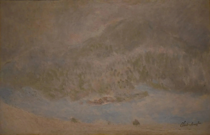 Mount Kolsaas, snestorm W1417 - Claude Monet