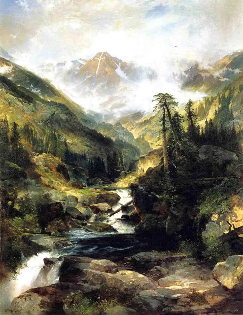 Sainte Croix-bjerget - Thomas Moran