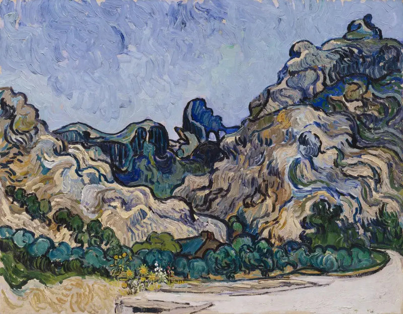 Bjerge i Saint-Rémy - Vincent van Gogh