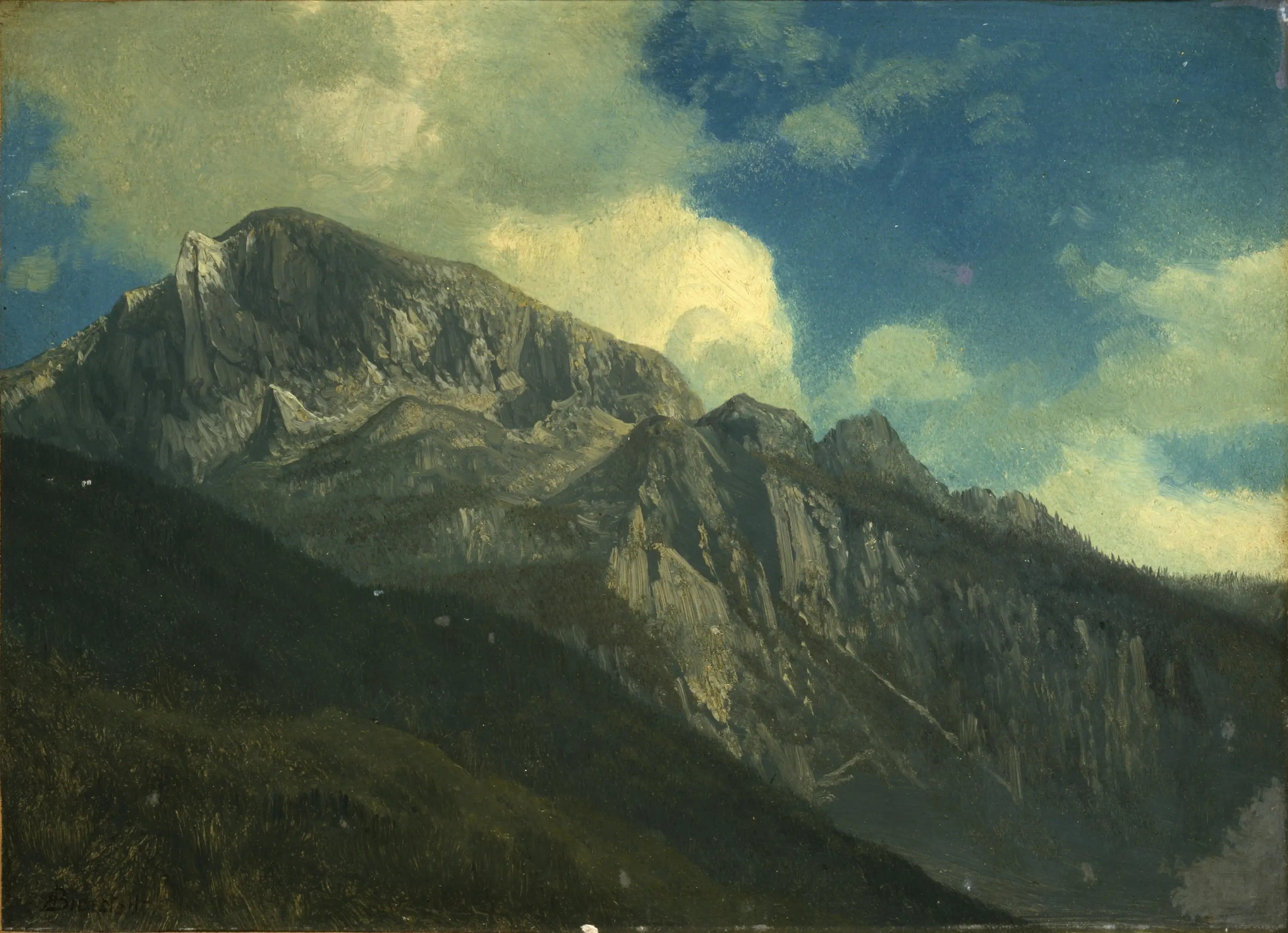 Montagnes - Albert Bierstadt image 1 reproduction réalisée par Alpha Reproduction