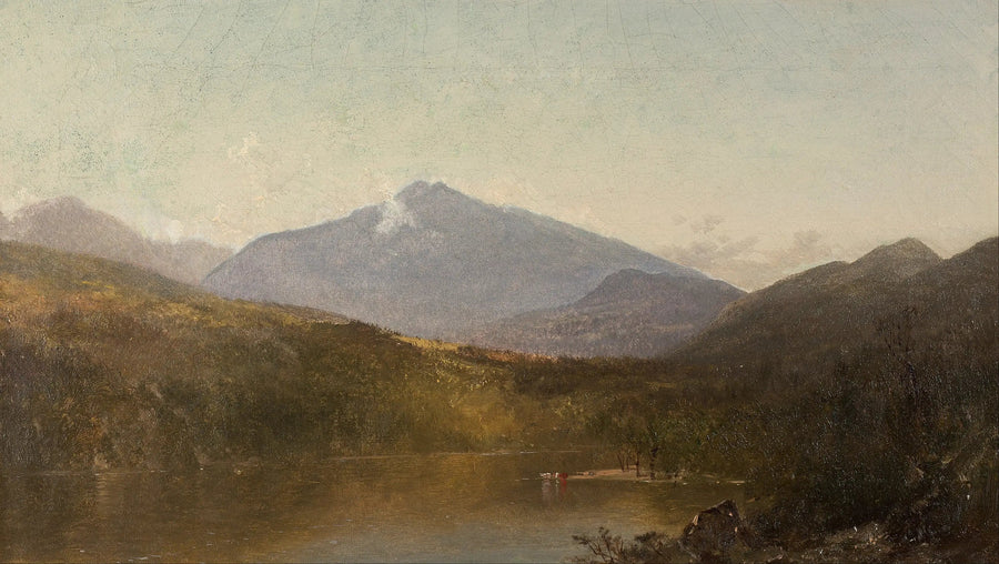 Hvide Bjerge fra Shelburne, NH - John Frederick Kensett