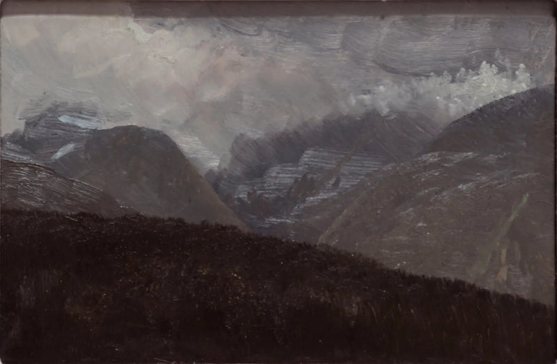 Hvide Bjerge, New Hampshire - Albert Bierstadt