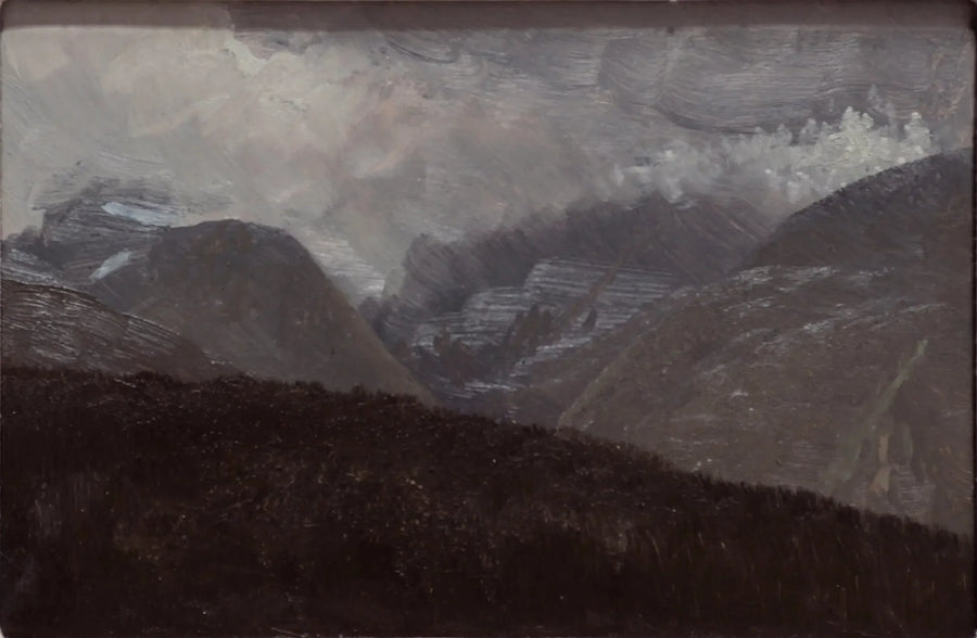 Hvide Bjerge, New Hampshire - Albert Bierstadt