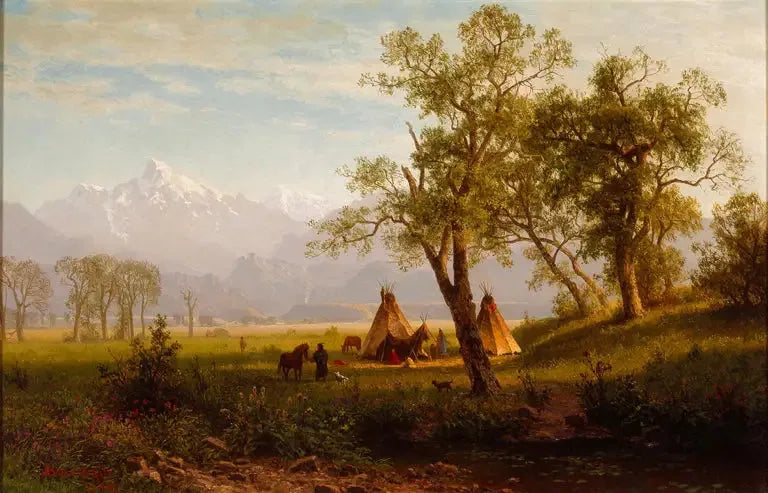 Wind River-bjerge, Nebraska-område - Albert Bierstadt