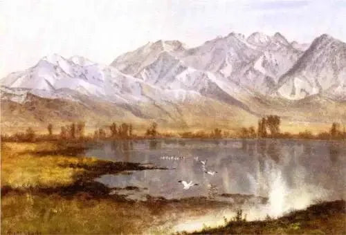 Wasatch-bjerge, Utah - Albert Bierstadt
