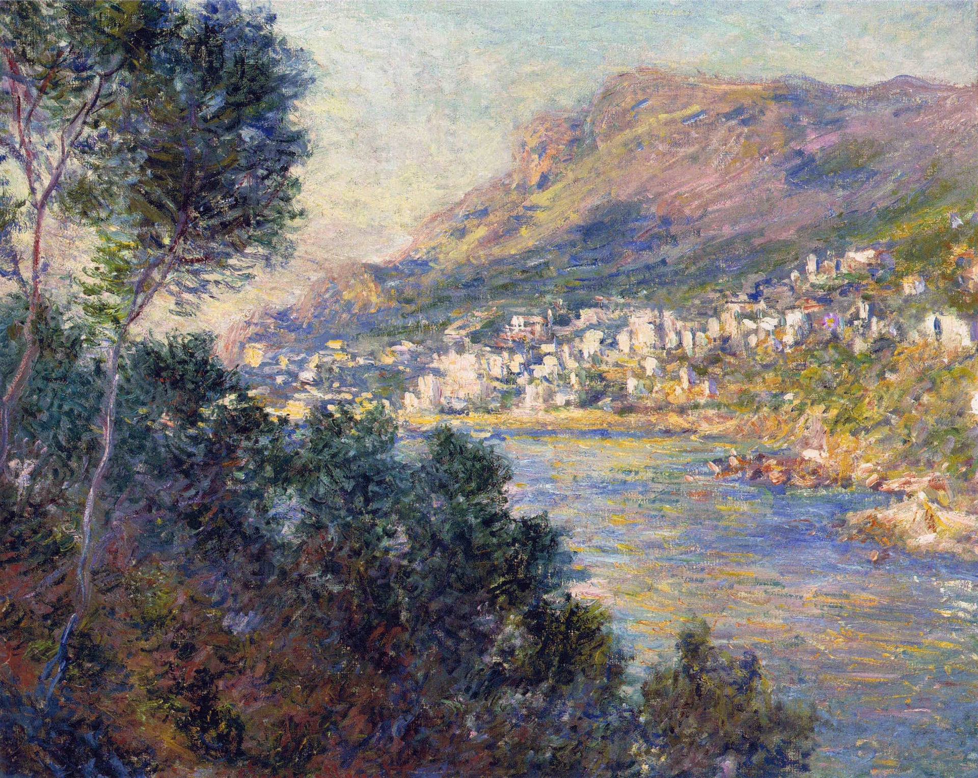 Monte-Carlo vu de Roquebrune de Claude Monet, 1884 – collection Isabelle et Scott Black, Wildenstein 892