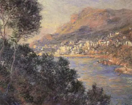 Monte-Carlo set fra Roquebrune - Claude Monet