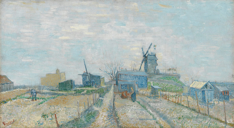 Montmartre: møller og køkkenhaver - Vincent van Gogh