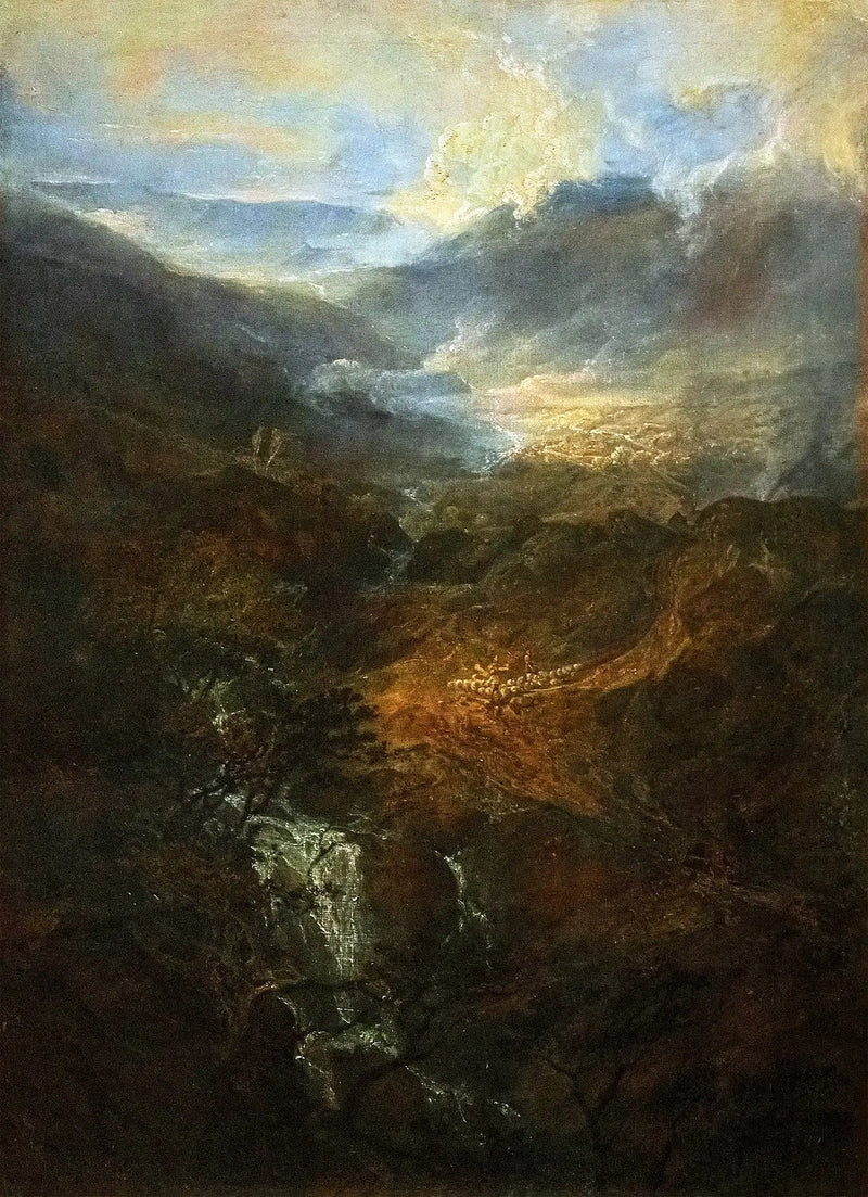 Morgen blandt Coniston Fells, Cumberland - J. M. W. Turner