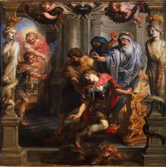 Mort d'Achille - Peter Paul Rubens image 1 tableau peint à l’huile sur toile