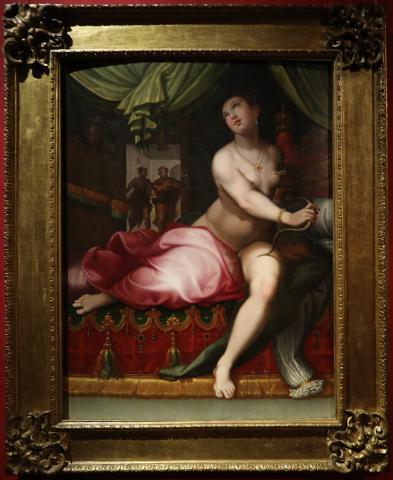 Døden af Kleopatra - Denis Calvaert