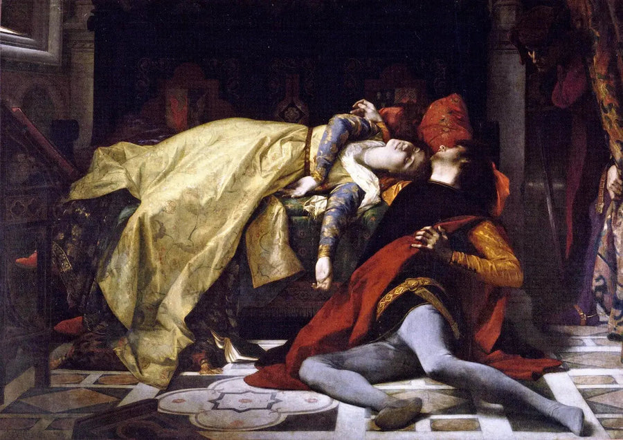 Døden af Francesca de Rimini og Paolo Malatesta - Alexandre Cabanel