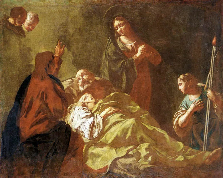 Josephs Død - Giovanni Battista Piazzetta