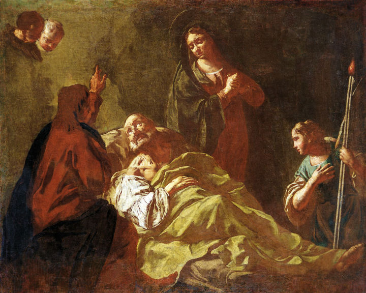 Josephs Død - Giovanni Battista Piazzetta