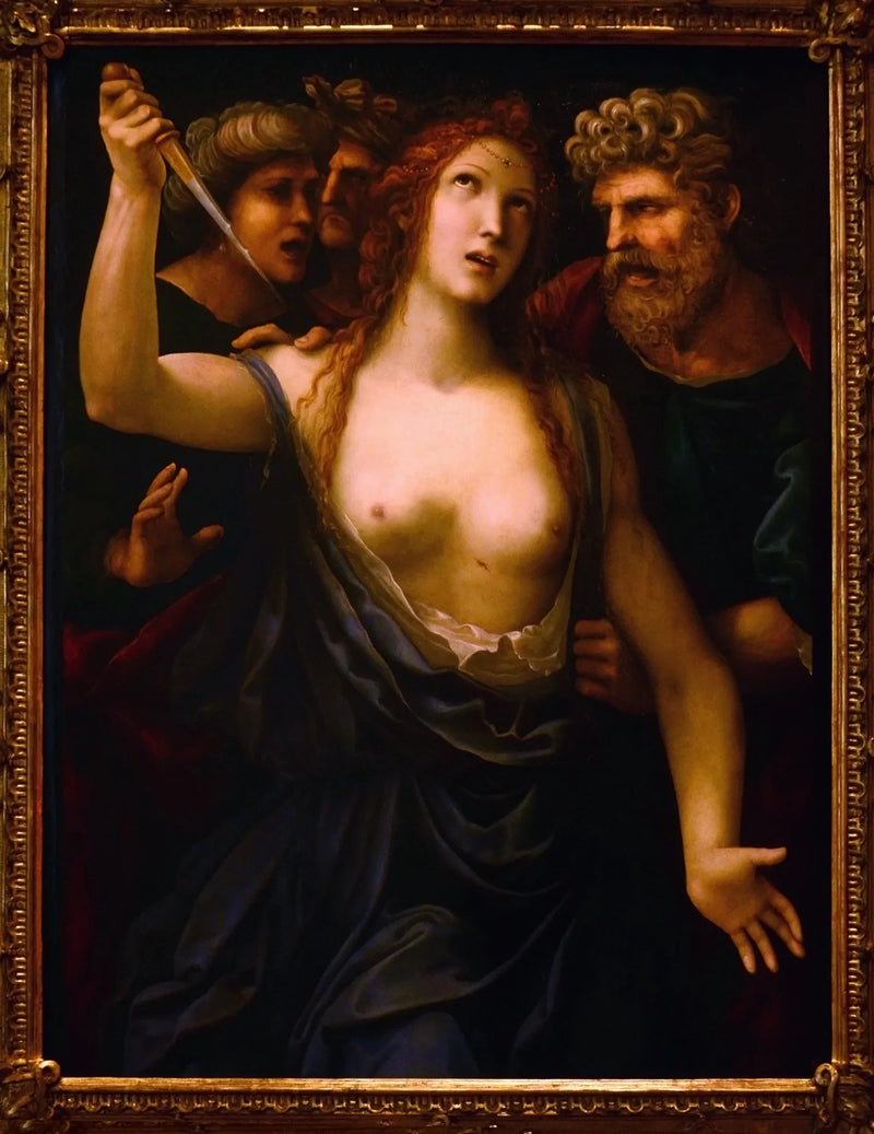 Lucretias død - Il Sodoma (Giovanni Antonio Bazzi)