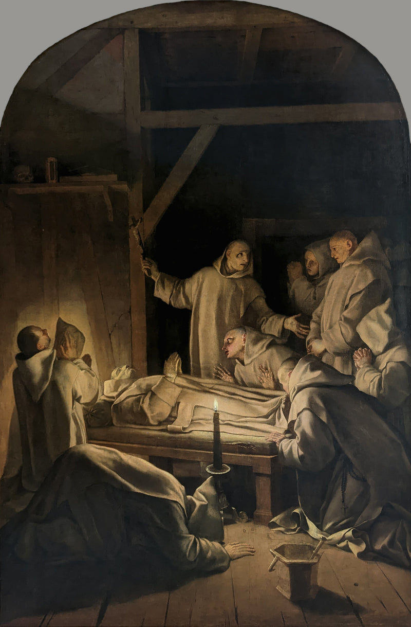 Saint Bruno's Død - Eustache Le Sueur