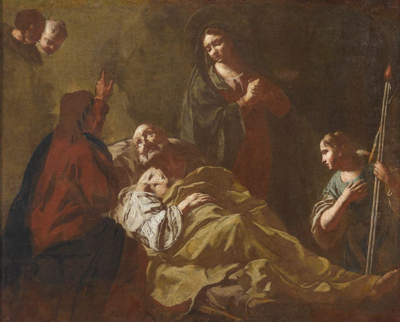 Døden af den hellige Josef - Giovanni Battista Piazzetta