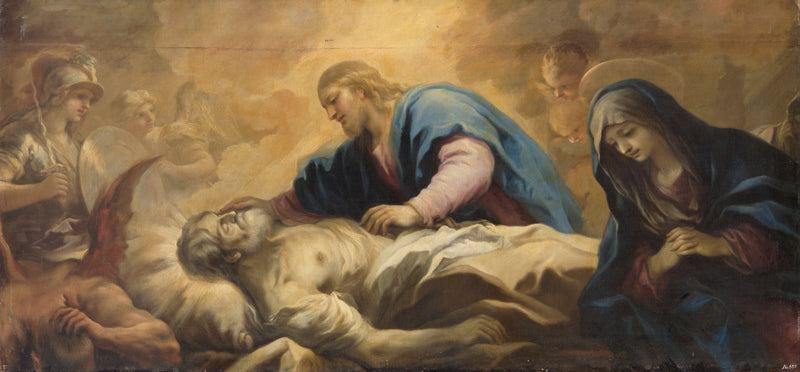 Død af Sankt Josef - Luca Giordano