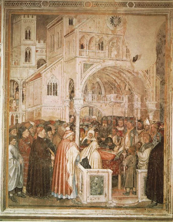 Døden af Sankt Lucia - Altichiero da Zevio