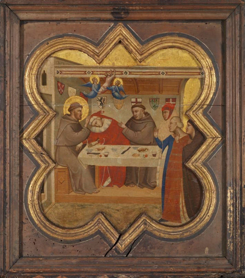 Død af den noble af Celano - Taddeo Gaddi