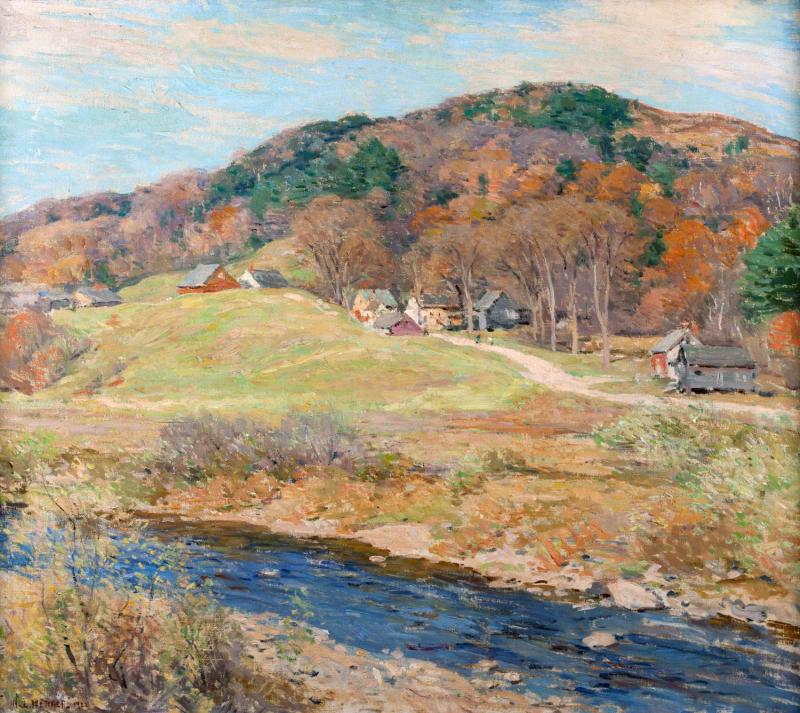 November Mosaik - Willard Metcalf