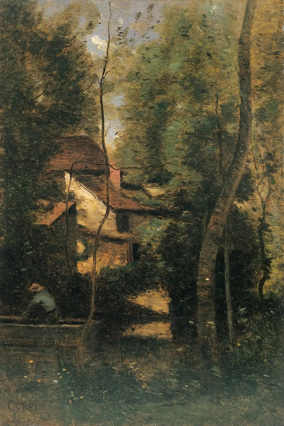 Mothois (Oise) près de Gournay-en-Bray - Jean-Baptiste Camille Corot - Alpha Reproduction