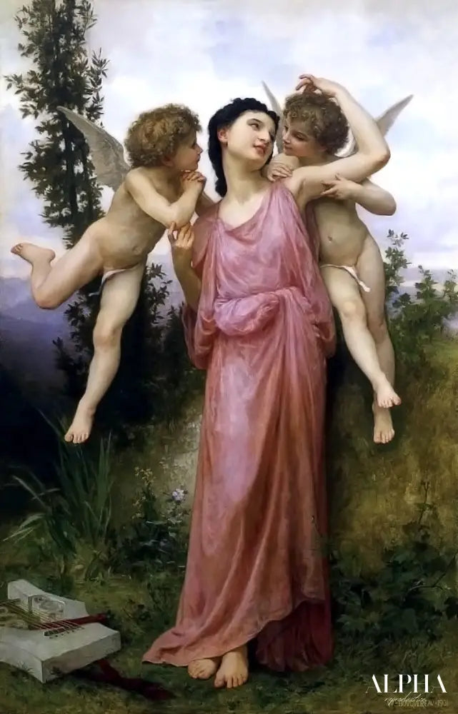 Mots affectueux - William Bouguereau Reproductions de tableaux à la peinture à l’huile