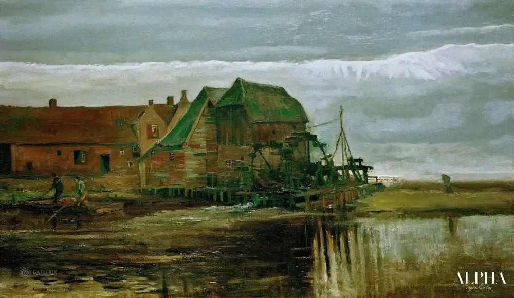 Moulin à eau de Gennep - Van Gogh - Reproductions de tableaux et peintures haut de gamme